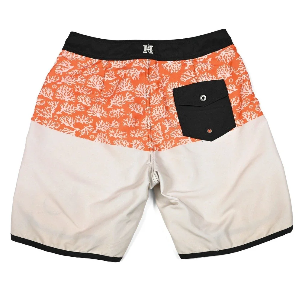 Howler Brother Board Shorts Mens 30 Swim Floral Beach Vacation Western Coral - Picture 8 of 13